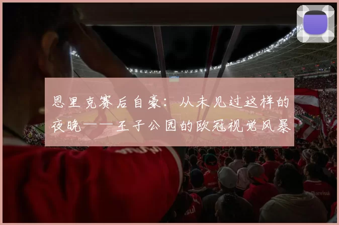 恩里克赛后自豪：从未见过这样的夜晚——王子公园的欧冠视觉风暴
